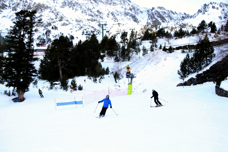 Esquiadors a Arcalís, aquest Nadal.