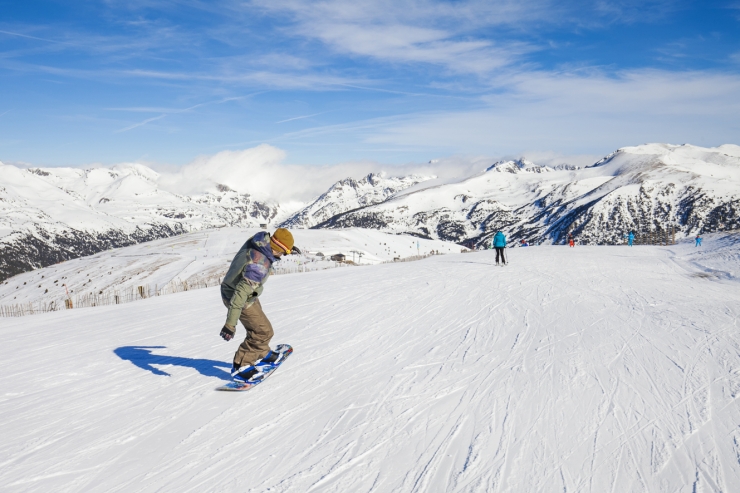 Esquiadors gaudint d'una jornada d'esquí a Grandvalira durant aquest Nadal.