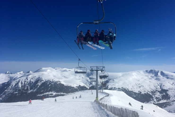 Clients de Grandvalira aquest cap de setmana.