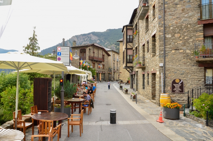 Carrer Major d'Ordino.