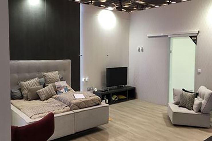 L'habitació d'hotel accesible que ha presentat la Fundació ONCE.