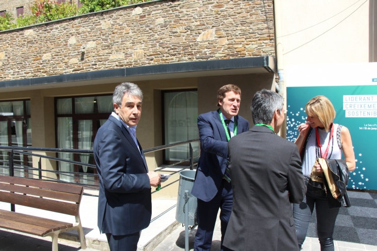 La trobada ha comptat amb la participació d'empresaris andorrans com Josep Areny.