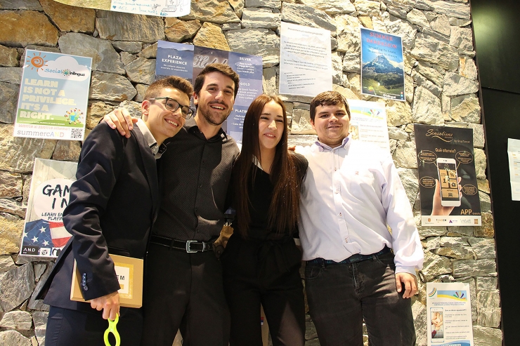 Els integrants del grup Tancat, que van guanyar el primer premi de la segona edició del projecte Tàndem.