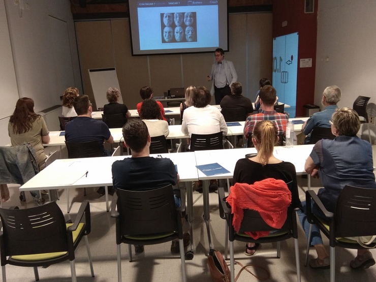 Un dels cursos organitzats per l'Associació d'Empresaris de l'Alt Urgell (AEAU).