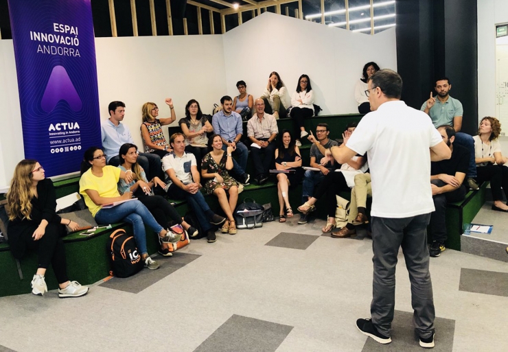 Aquest divendres s'ha fet a l'Espai Innovació la reunió preparatòria de la tercera edició del Tàndem.