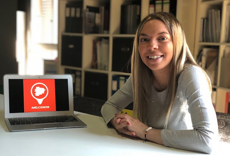 Arantxa Rubiol, promotor de l'AndJobNow.