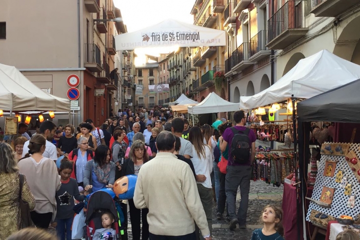 Una imatge de la Fira de Sant Ermengol 2017.