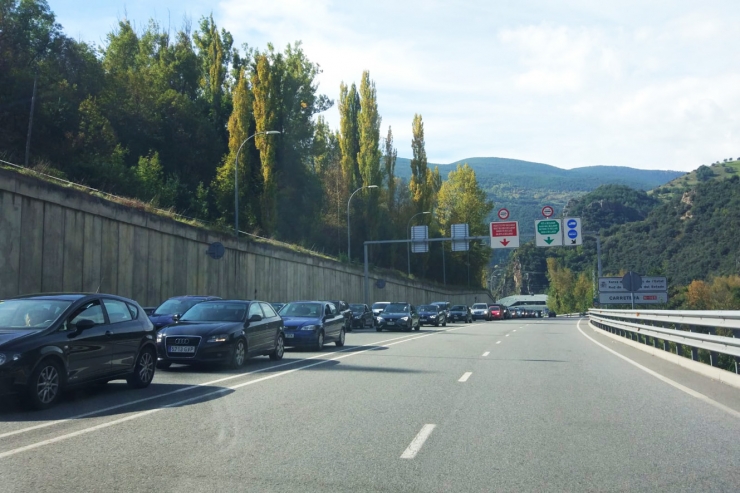 Retencions a la frontera hispanoandorrana.