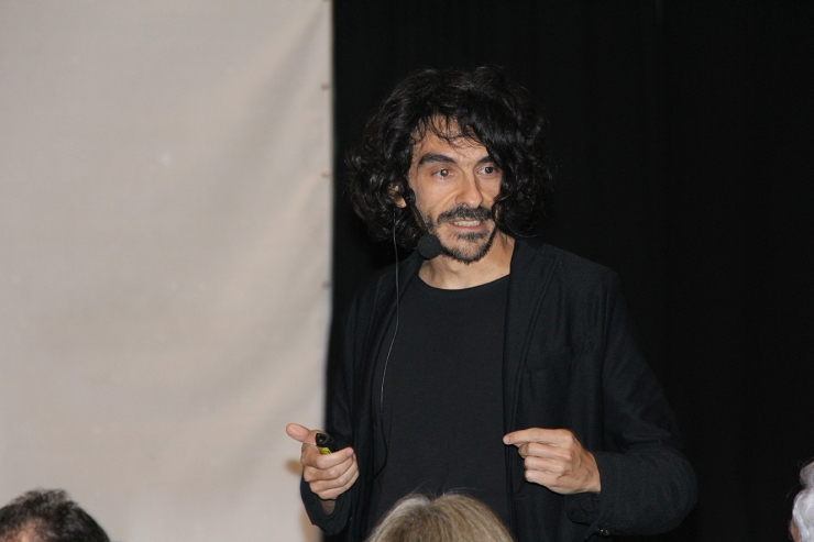 L'expert en innovació, Jaime García Cantero durant la conferència d'aquest dijous.