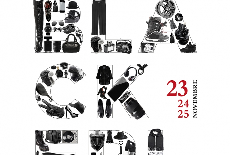 Cartell promocional del 'Black Friday'.