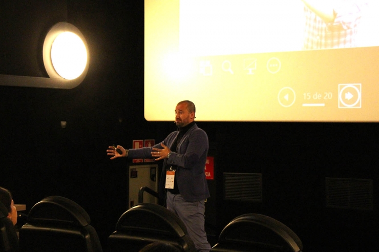 Alejandro Lorenzo d'Habiteo durant la seva ponència.