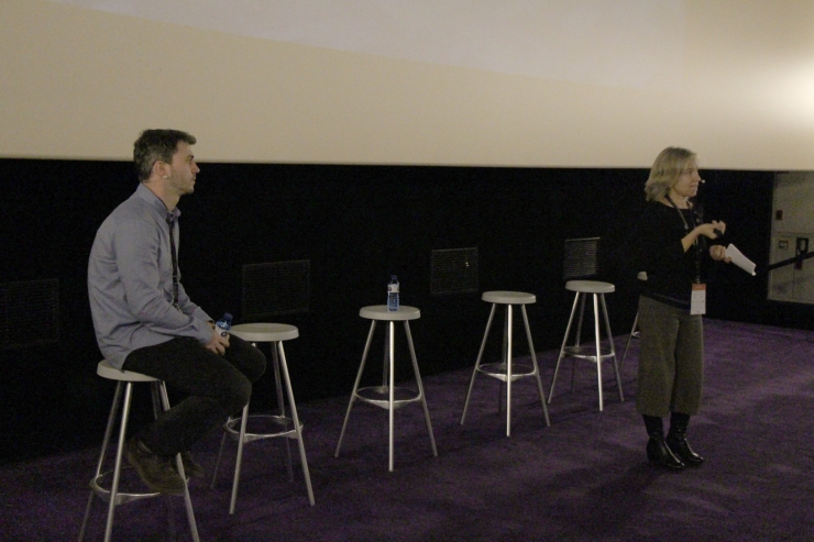 El director d'Actua Innovació, Marc Pons, i la directora d'Actua Empresa, Judit Hidalgo, durant la presentació dels projectes d'Actua.