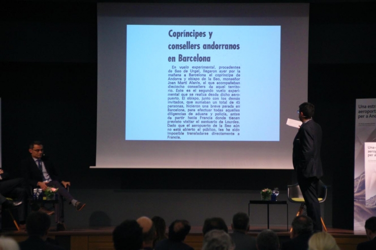 Moment del 17è Fòrum de l'Empresa Familiar Andorrana.