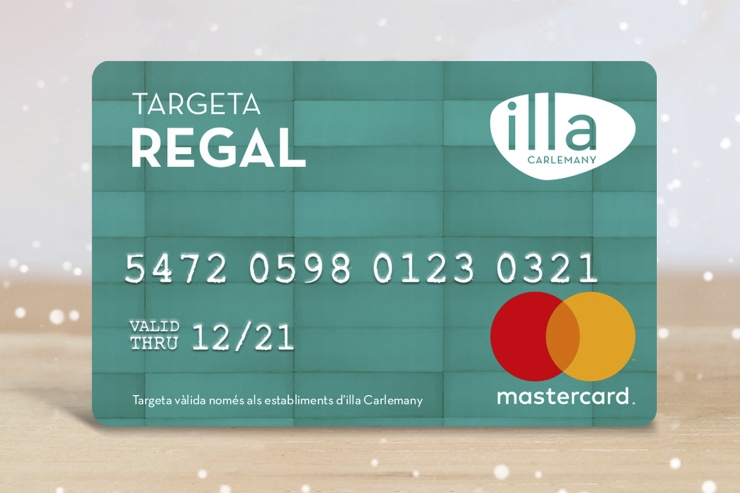 Així és la nova targeta regal.