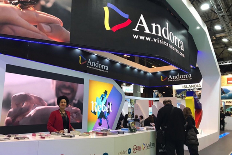 Estand d'Andorra a Fitur.