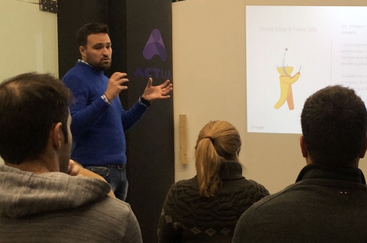 Un moment de la formació d'aquest dimarts.