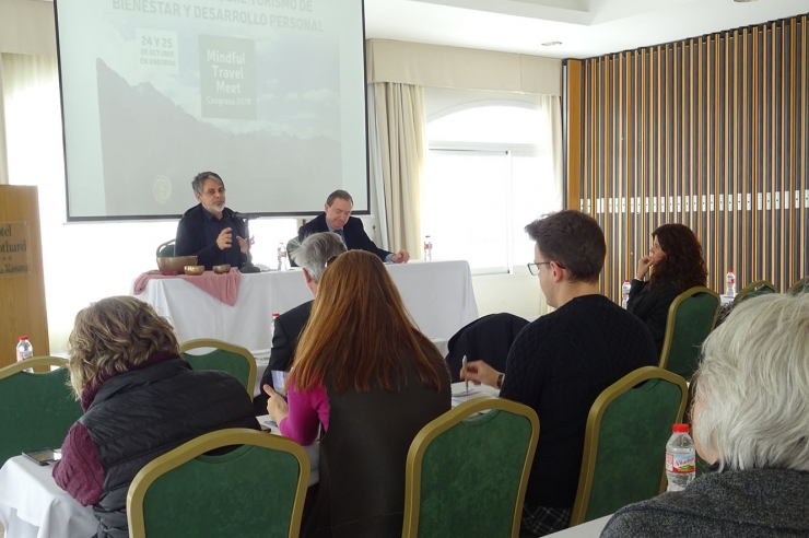 Un moment de la presentació del congrés.