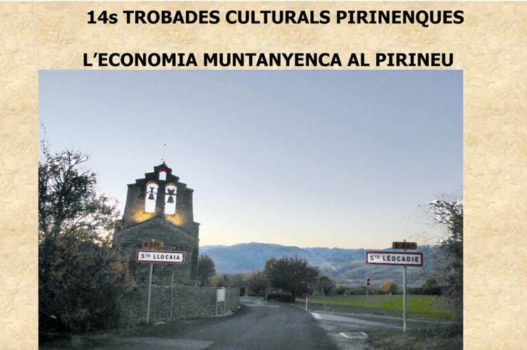 Cartell de les catorzenes Trobades culturals pirinenques, realitzades l’octubre del 2017 a Santa Llocaia (la Cerdanya).