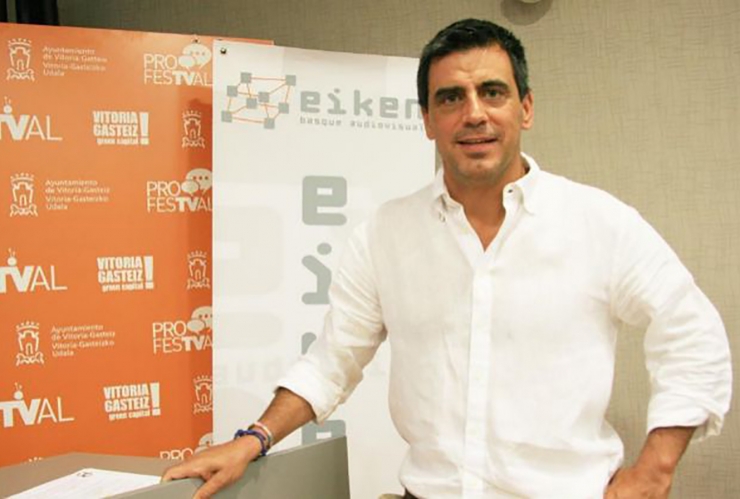El president del Clúster Audiovisual d’Euskadi, Aletxu Echevarría.