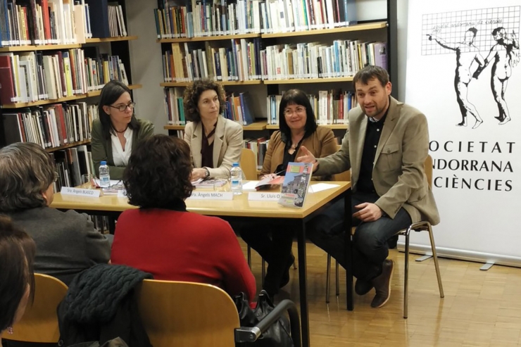 Un moment de la presentació del llibre.