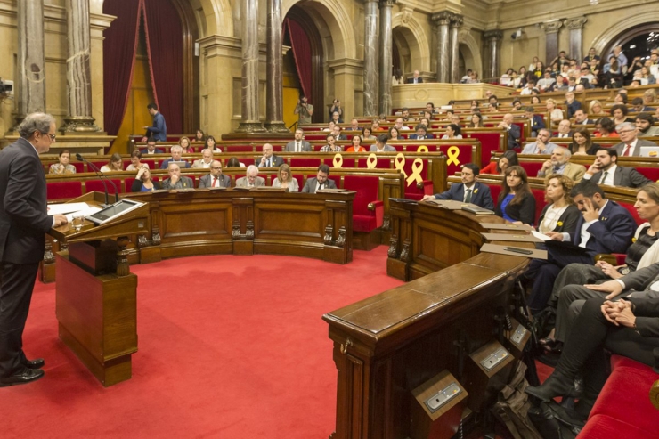 Una sessió del parlament català del juny de l'any passat.