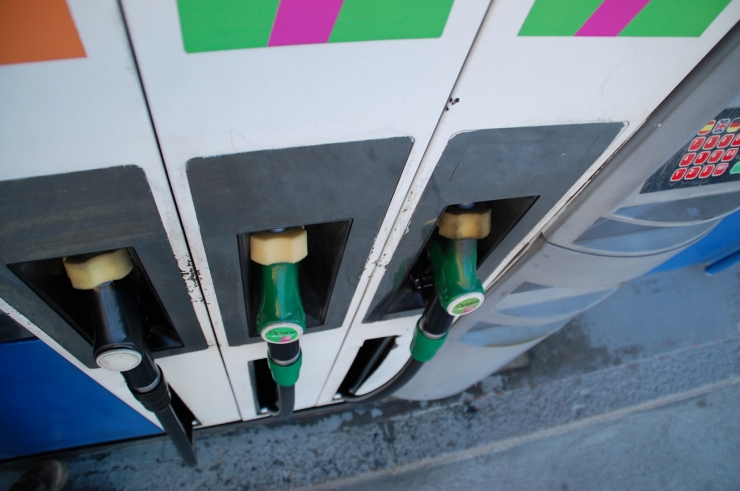 Un surtidor de benzina.