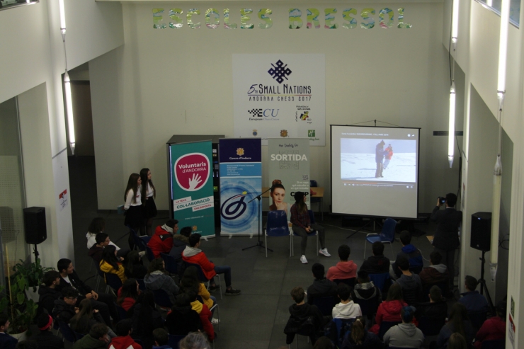 Un dels tallers organitzats al IX Fòrum Estudiants-Empresa.