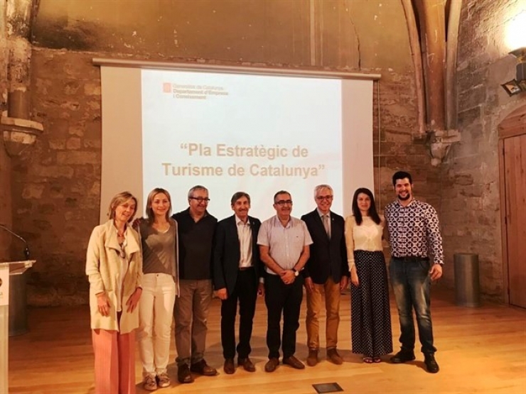 Presentació del Pla Estratègic de Turisme de Catalunya.