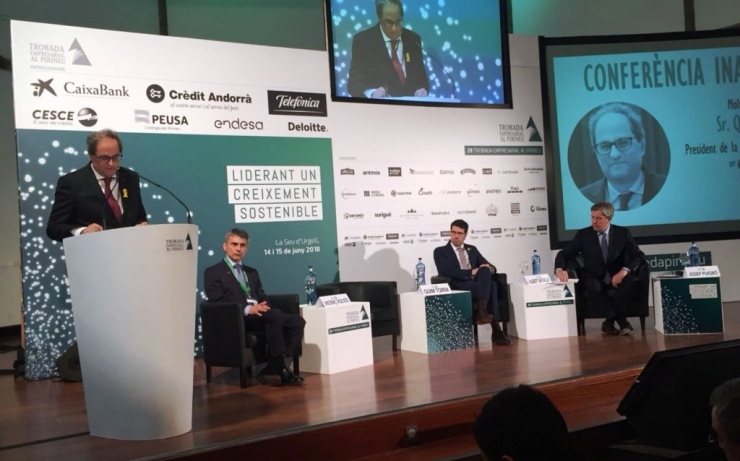 El president de la Generalitat de Catalunya, Quim Torra va inaugurar l'edició de l'any passat.