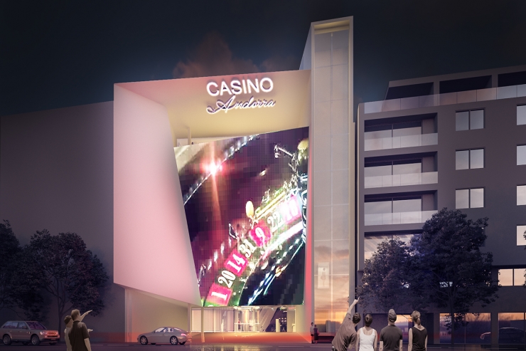 Fotomuntatge del casino de Jocs.