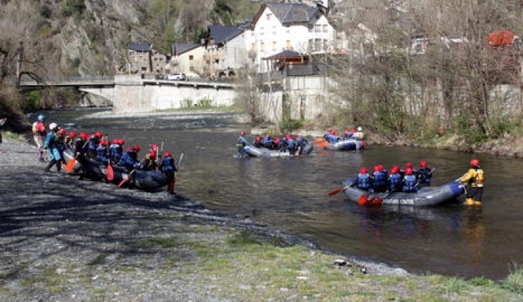 Ràfting a Llavorsí.