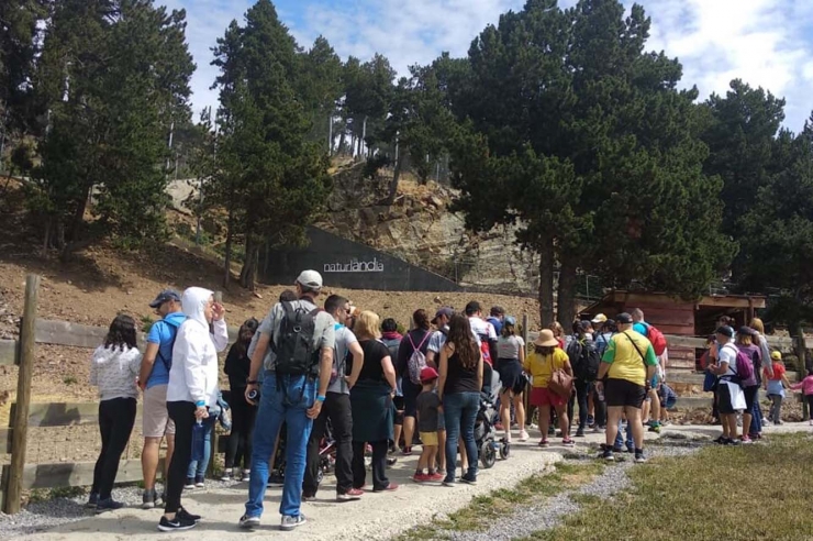 Visitants a Naturlandia aquest dijous.