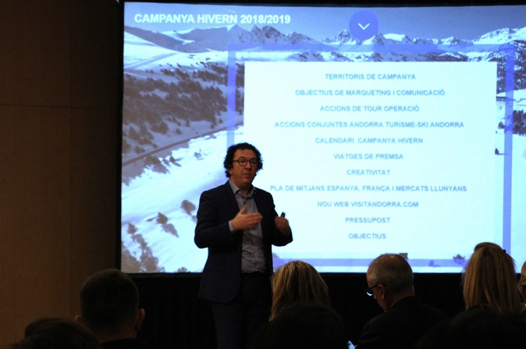 El gerent d'Andorra Turisme, Betim Budzaku, en una imatge d'arxiu.
