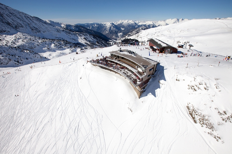 Una imatge de l'estació de Grandvalira.