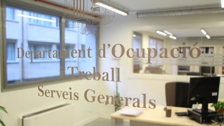 Oficina del departament d'Ocupació.