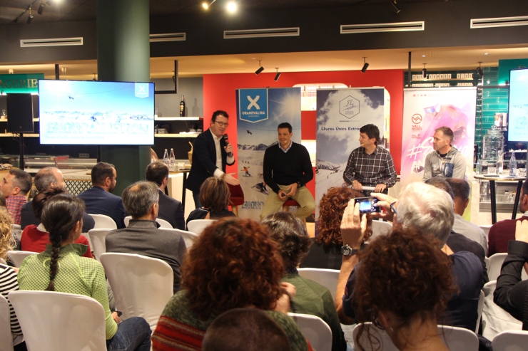 Un moment de la presentació de les novetats de cara a la temporada d'esquí 2019-2020.