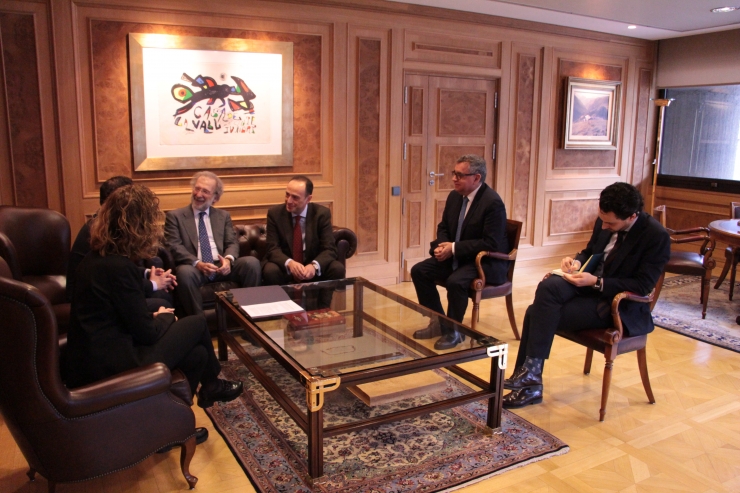 La reunió mantinguda aquest dimarts al Govern.