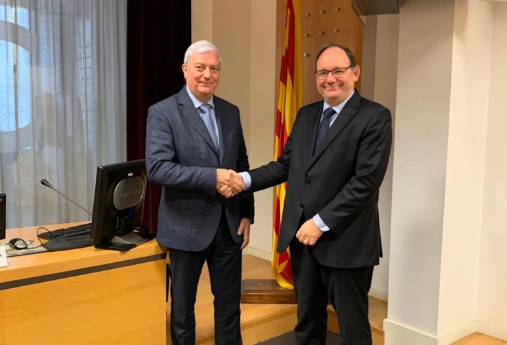 Visita de la CEA al CTESC, aquest dilluns a Barcelona.