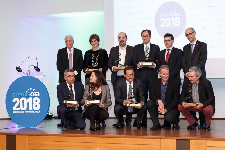Els guanyadors dels premis CEA en l'edició del 2018.