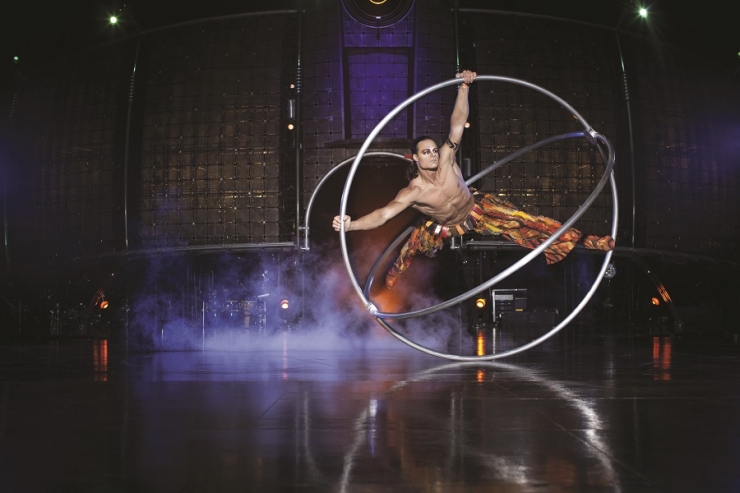 Un dels espectacles del Cirque du Soleil.