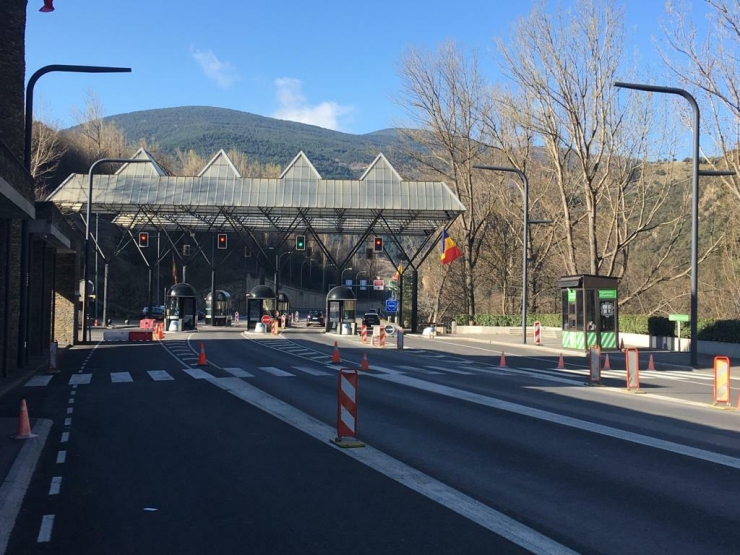 La frontera hispanoandorrana.