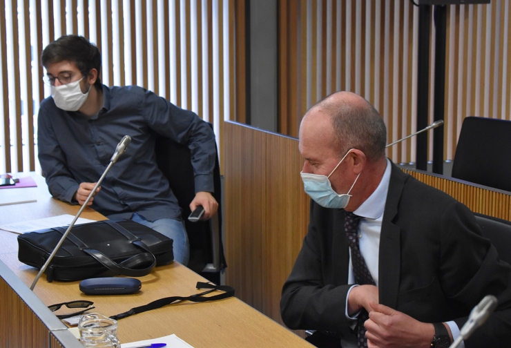 Els consellers generals de l'oposició socialdemòcrata.