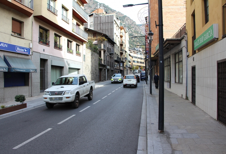 L'avinguda Príncep Benlloch de la capital, aquest divendres.