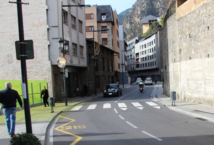L'avinguda Príncep Benlloch de la capital, aquest divendres.