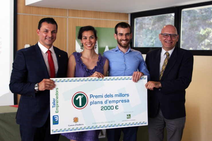 Acte de clausura de l'edició del 2019 del taller.