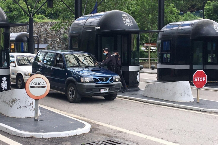 La frontera hispanoandorrana.