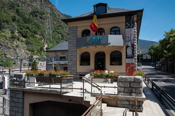 Una imatge de l'exterior del Museu de l'Electricitat.