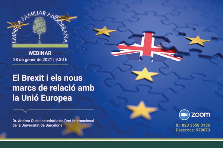 El cartell del seminari web que organitza l'EFA.