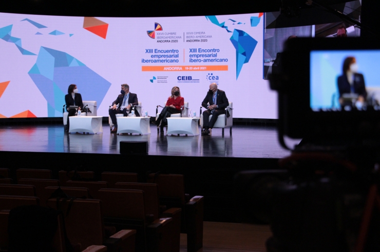 Un moment del debat sobre transformació digital i indústria 4.0.