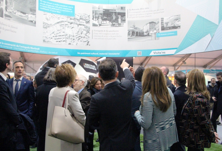 Un moment de la inauguració de la 41a edició de la Fira d'Andorra la Vella.